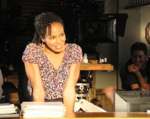 between takes on HOD